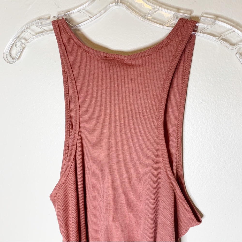 FREE PEOPLE Ribbed Racerback Tank Top - Picture 6 of 8